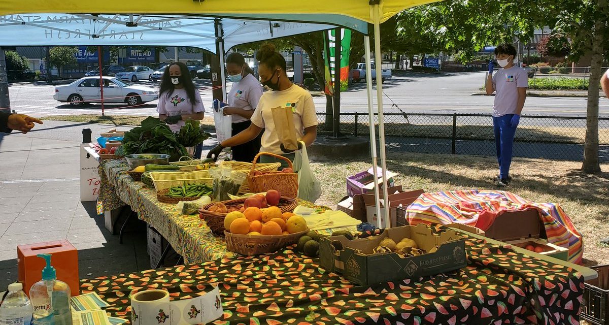 Makayla’s posts of the Rainier Beach Farm Stand at Rainier and Henderson on August 22nd, 2020