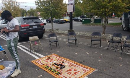 Messiah’s posts of the Rainier Beach Safeway Community Healing Space on October 9th, 2020
