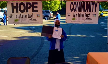 Posts of the Community Healing Space Event  made at the Rainier Beach Safeway by Dunia on May 21st, 2021