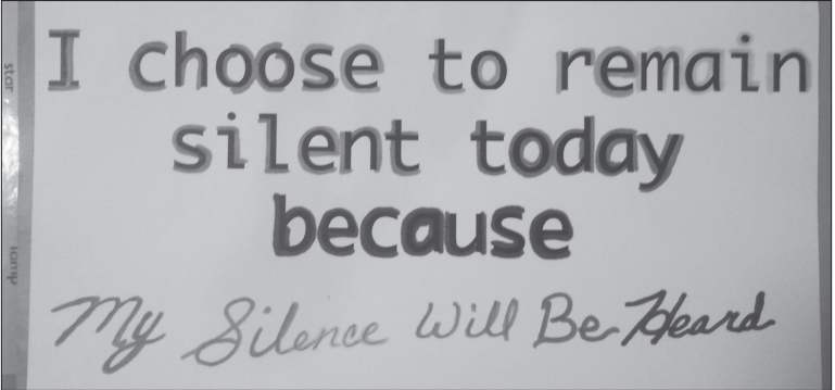 Day of Silence | Honoring those without a voice