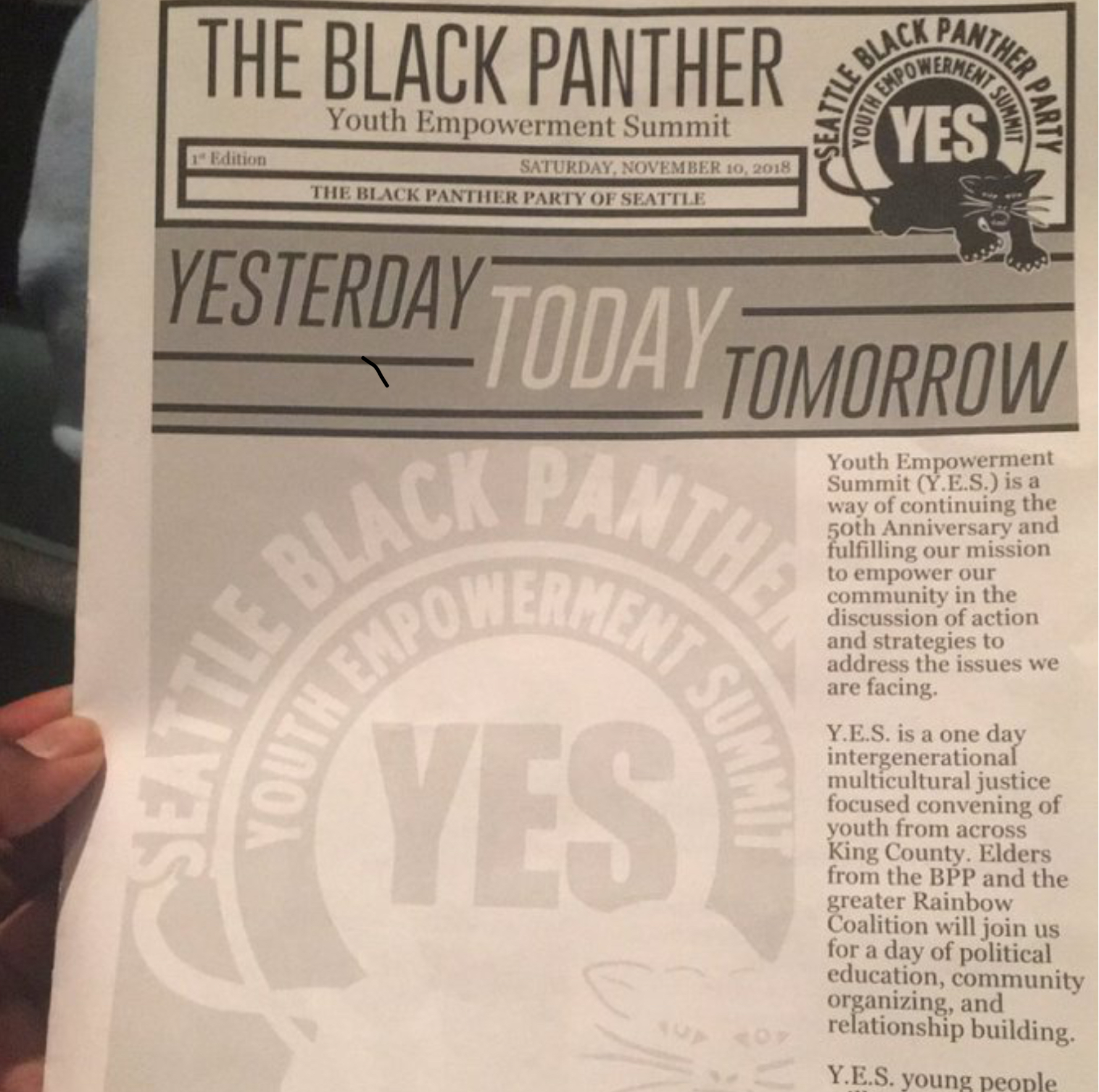 Black Panther Youth Summit 2018