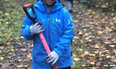 Gabbie’s posts of the All City Youth Planting Day on November 9th, 2019