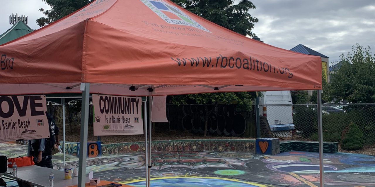 Posts of the Community Healing Space Event at the Rainier Beach Safeway made by Zion on July 16th, 2021