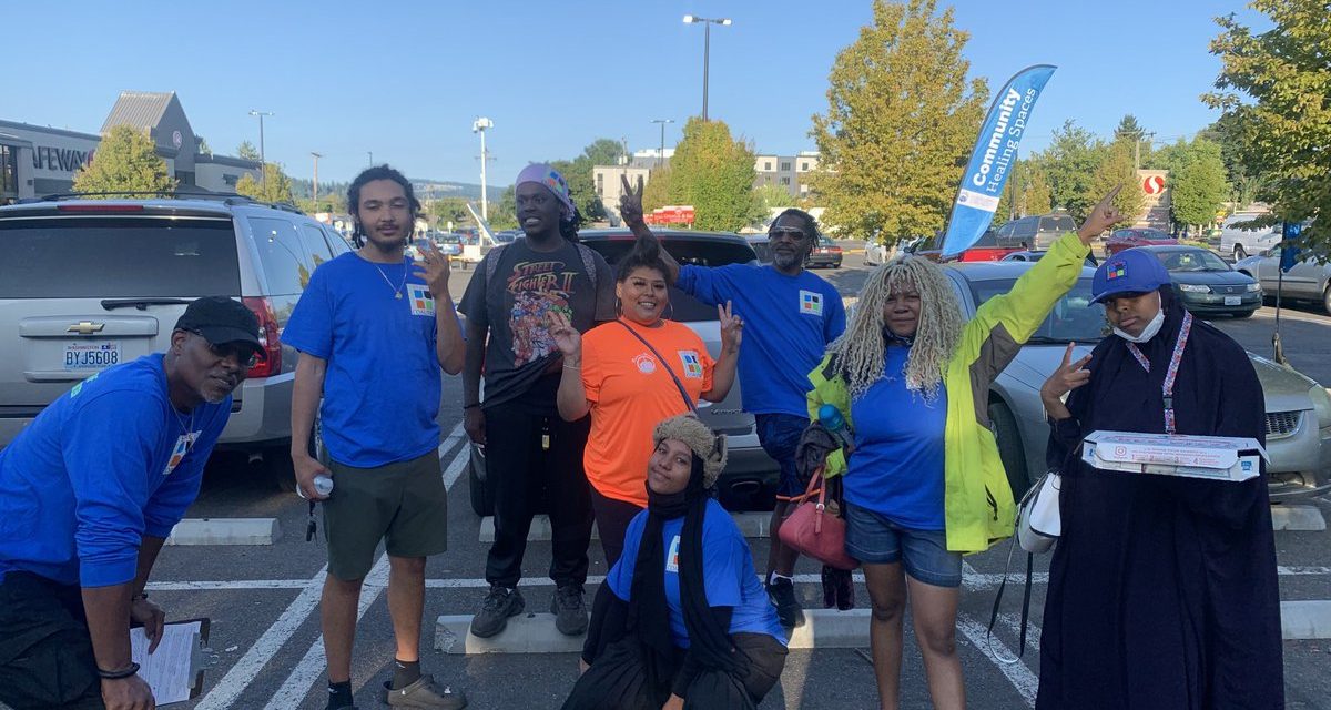 Posts of the Community Healing Space Event at the Rainier Beach Safeway made by Zion on July 23rd, 2021